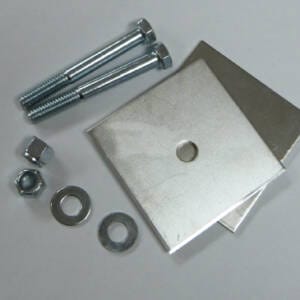 Kit de quincaillerie pour poteau en U