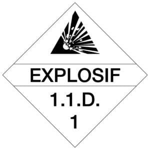 Placards : EXPLOSIFS 1.1.D.1