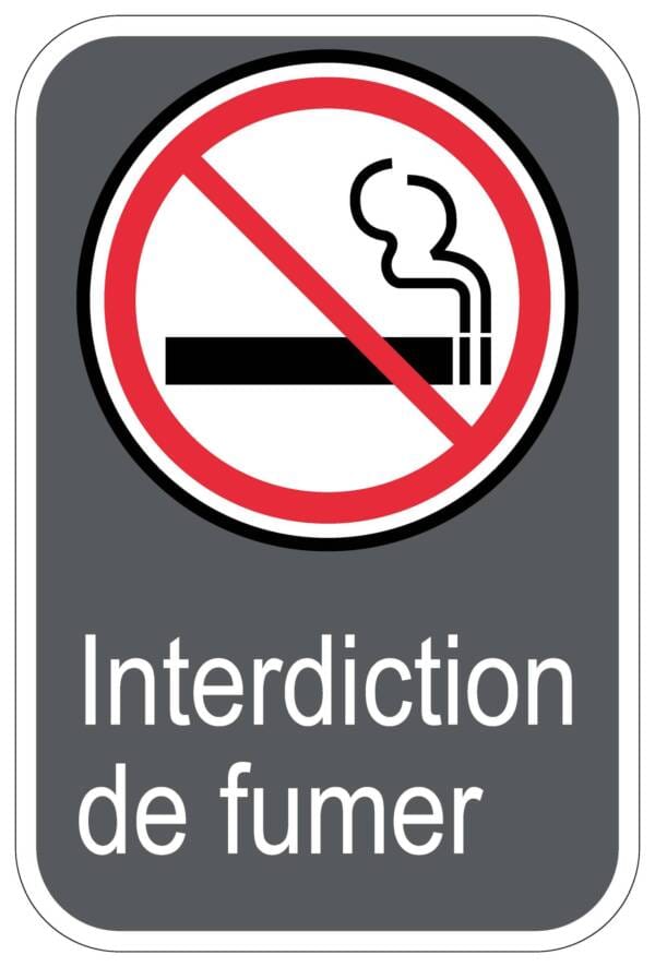 Panneaux NORME  CSA : Interdiction de fumer