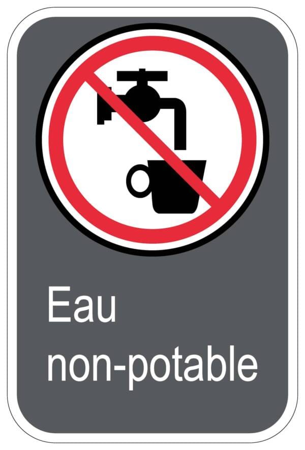 Panneaux NORME  CSA : Eau non-potable