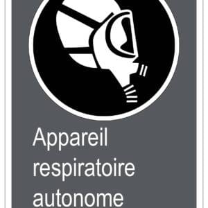 Panneaux NORME  CSA : Appareil respiratoire obligatoire-Respiratory protection requierd