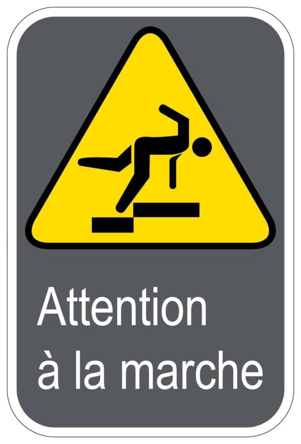 Panneaux NORME  CSA : Attention à la marche