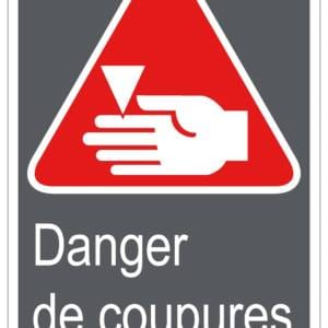 Panneaux NORME  CSA : Danger de coupures