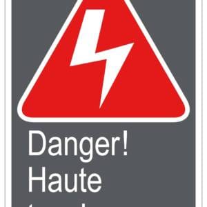 Panneaux NORME  CSA : Danger! Haute tension