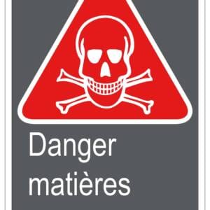 Panneaux NORME  CSA : Danger matières toxiques