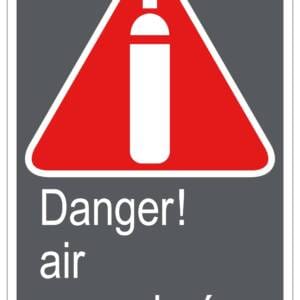 Panneaux NORME  CSA : Danger ! Air comprimé