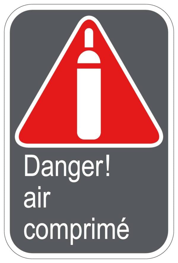 Panneaux NORME  CSA : Danger ! Air comprimé