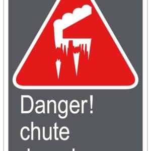 Panneaux NORME CSA : Danger! Chute de neige