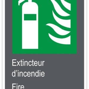 Panneaux NORME CSA : Extincteur d'incendie-Fire extinguisher