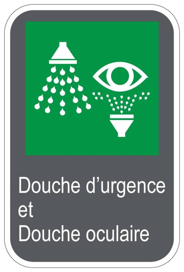 Panneaux NORME CSA : Douche d'urgence et douche oculaire