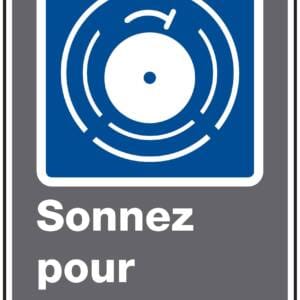 Panneaux NORME CSA : Sonnez pour service