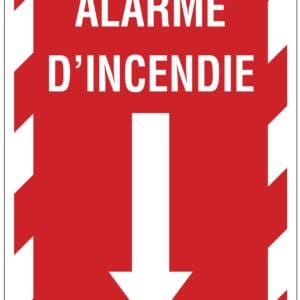 Panneaux NORME OSHA : Alarme d'incendie
