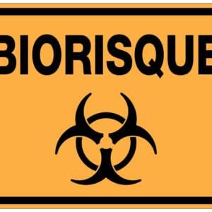 Panneaux NORME OSHA : Biorisque