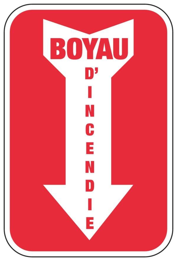Panneaux NORME OSHA : Boyau d'incendie