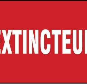 Panneaux NORME OSHA : Extincteur