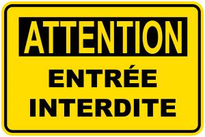 <a href="https://www.signel.ca/product/panneaux-norme-osha-attention-entree-interdite/">Panneaux NORME OSHA : Attention : entrée interdite</a>