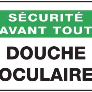 Panneaux NORME OSHA : Sécurité avant tout : douche oculaire