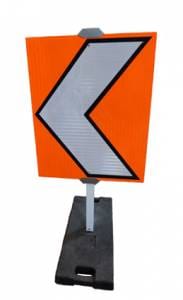Chevrons sur coroplast type T-RV-1