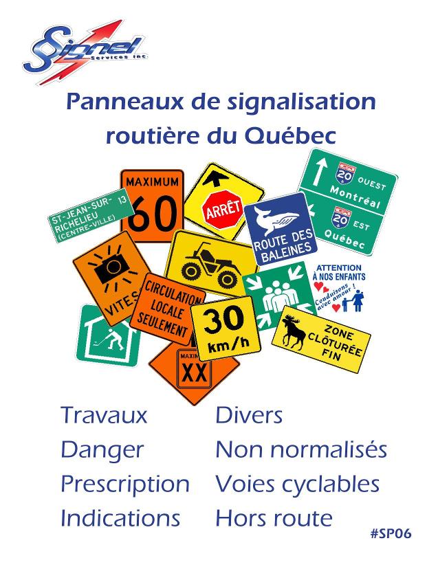 Panneaux de signalisation routière