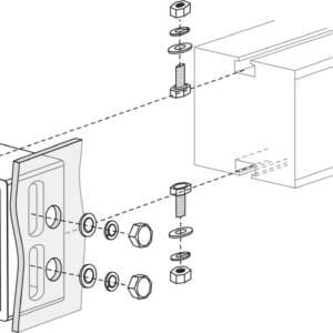 Installation de barre à DEL (verticale)