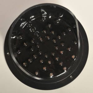 Lampes à DEL 4'' avec visières et légères imperfections