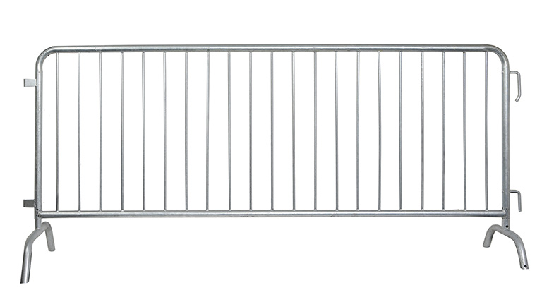 Barrière anti-émeutes avec pieds fixes ou réversibles