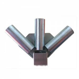 Tringle de fixation pour 3 drapeaux sur enseigne coroplast