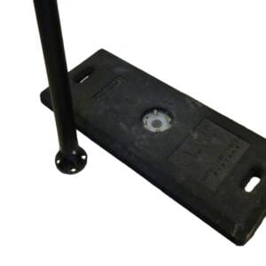 Base rectangulaire pour Bollard TUFF POST