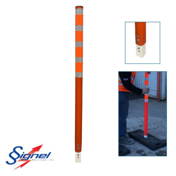 BOLLARD ROND T-RV-10 Homologué MTQ – Image 5