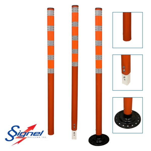 BOLLARD ROND T-RV-10 Homologué MTQ – Image 2