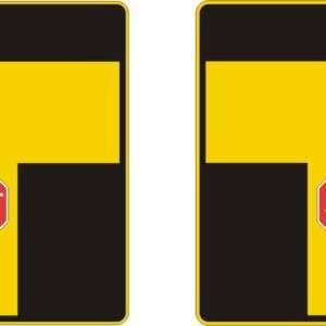Nouvelle signalisation d'arrêt intersection en T D-040-4