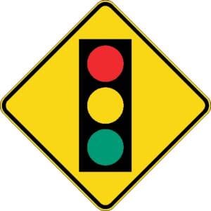Signal avancé de feux de circulation