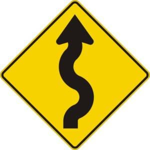 Virage triple droite-gauche