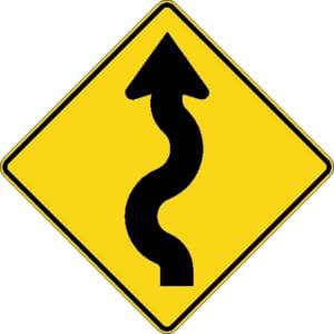 Virage triple gauche-droite