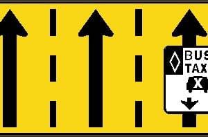 Signal avancé de voie réservée