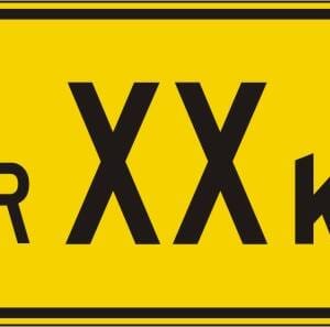 Panonceau d'étendue de danger