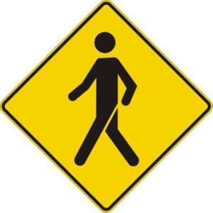 Signal avancé de passage pour piétons