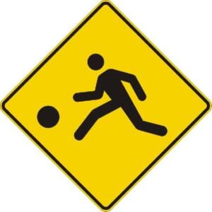 Signal avancé de passage d'enfants