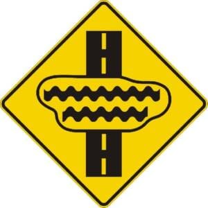 Chaussée inondée