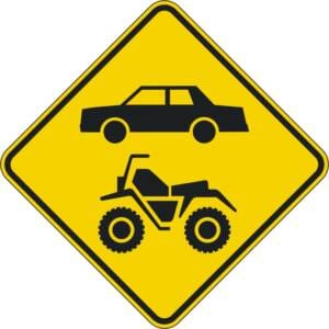 Chaussée désignée pour automobiles et véhicules tout terrain