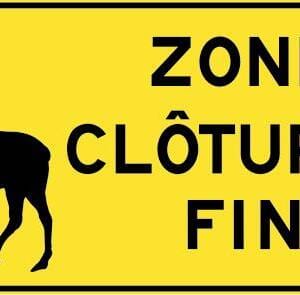 Zone clôturée FIN