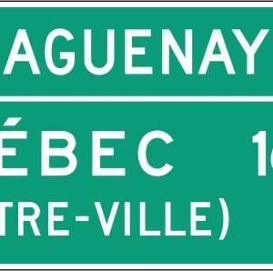 Direction de municipalités 2 destinations et distances avec centre-ville