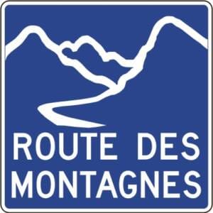 Acheminement vers la route ou le circuit touristique
Route des montagnes