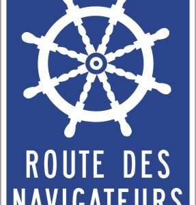 Jalonnement le long de la route ou du circuit touristique:
Route des Navigateurs