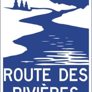 Jalonnement le long de la route ou du circuit touristique:
ROUTE DES RIVIÈRES