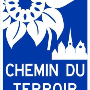 Jalonnement le long de la route ou du circuit touristique:
Chemin du terroir