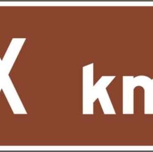 Panonceau X km
