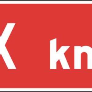 Panonceau X km
