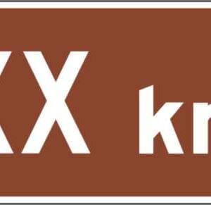 Panonceau XX km