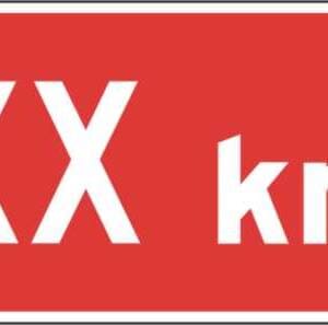 Panonceau XX km